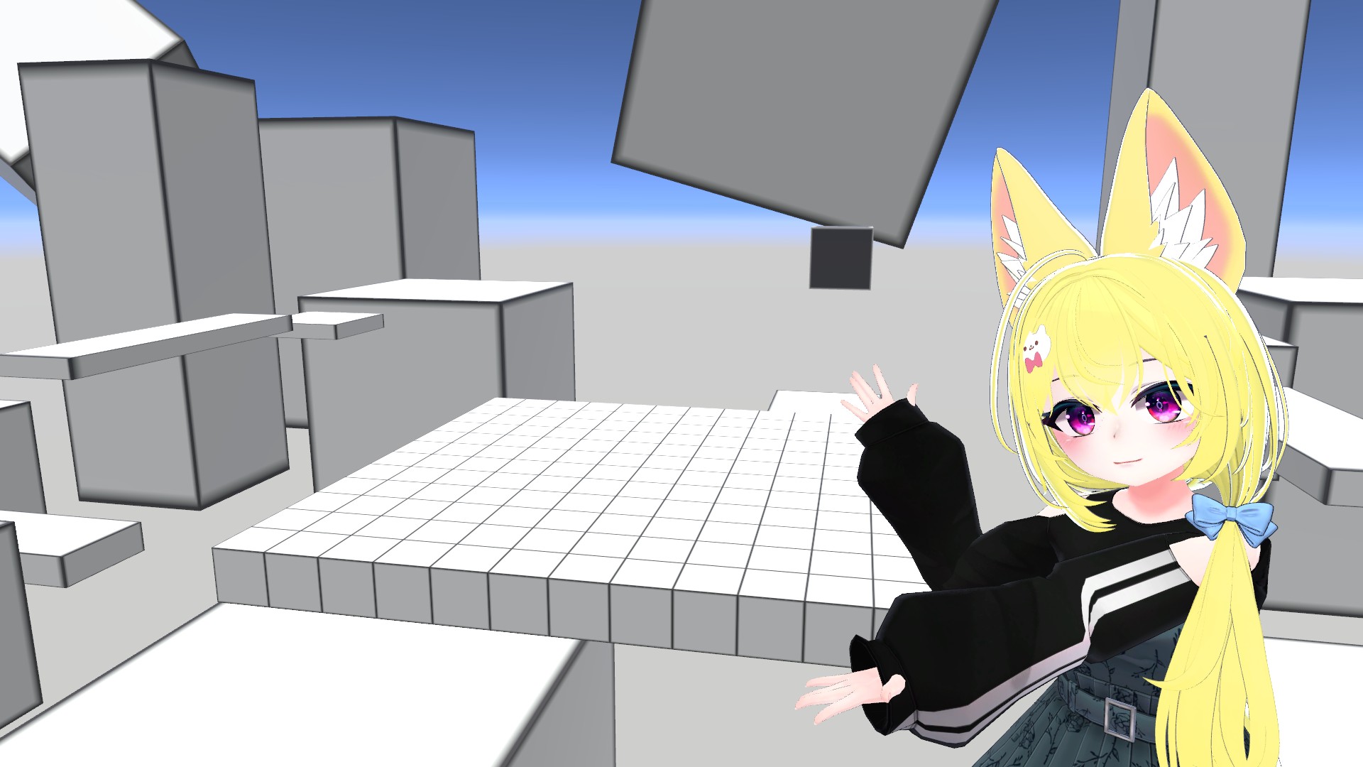 力なき者はただ堕ちていくだけ(落ちないように頑張るゲーム)「ブロックゆー場」