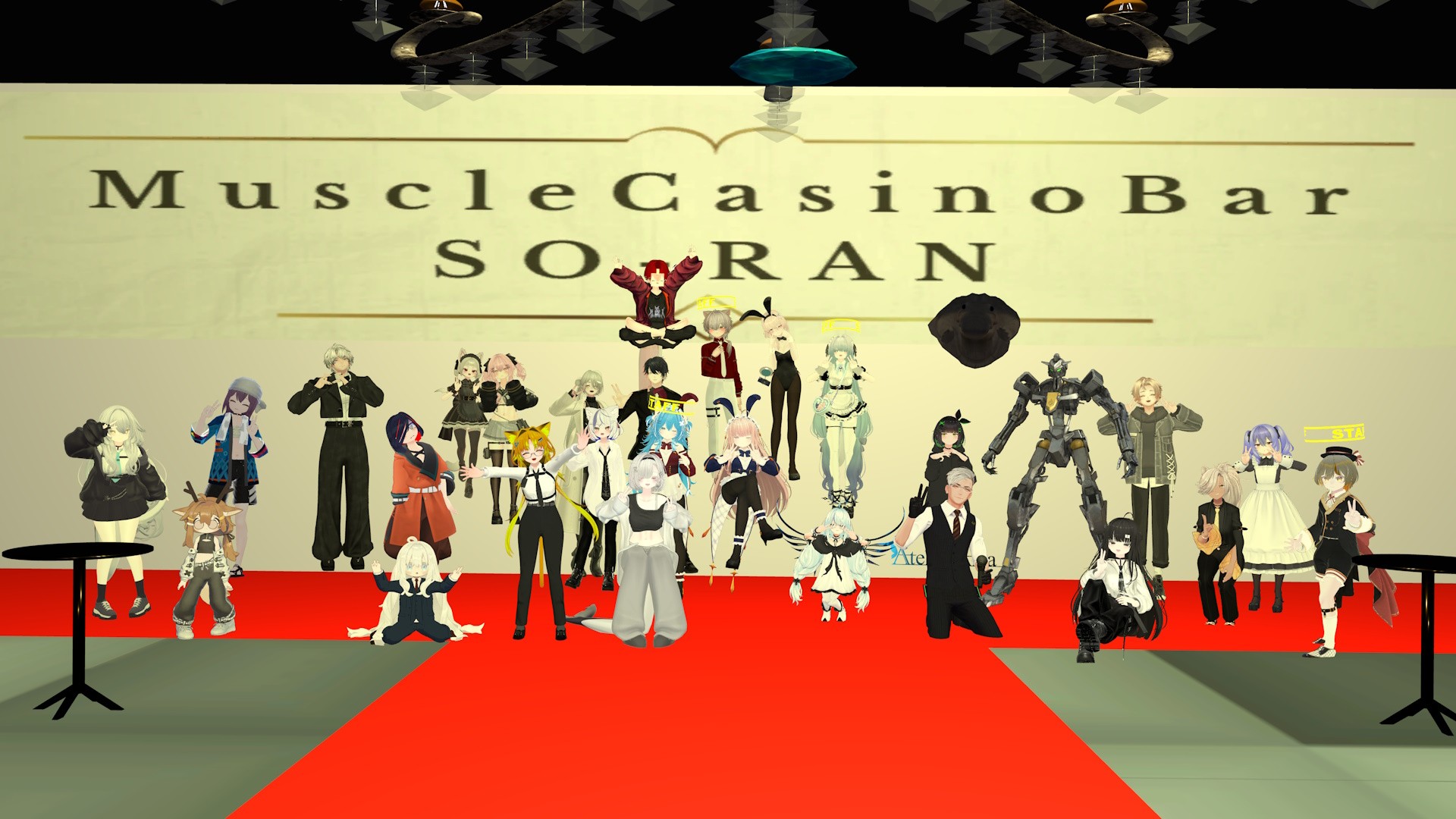 【所持金0で強制ソーラン!】マッスルカジノバー SO-RAN【VRCソーラン節部のゲームイベント】